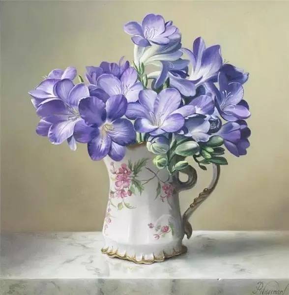 大師之作丨讓人為之驚嘆的花卉靜物油畫作品