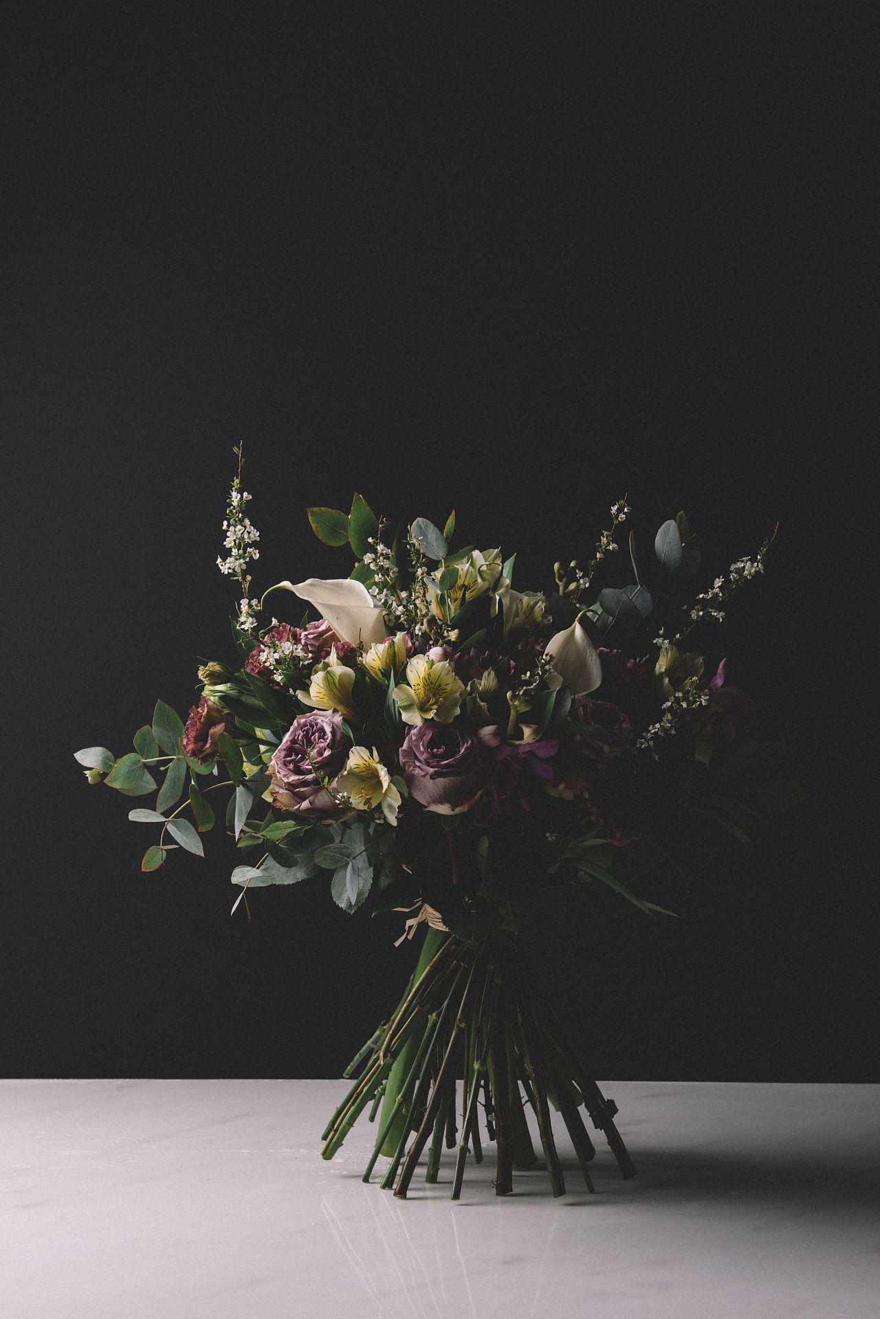 半朵鮮花與牛肉 靜物攝影中的詩意對比